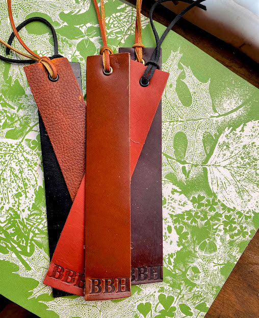 Rawhide Leather Bookmark