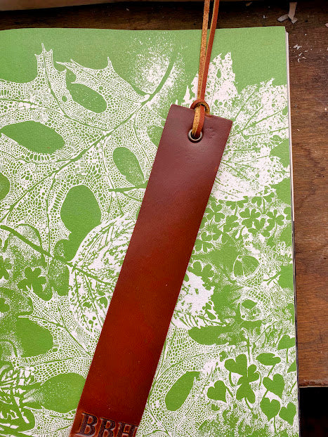 Rawhide Leather Bookmark