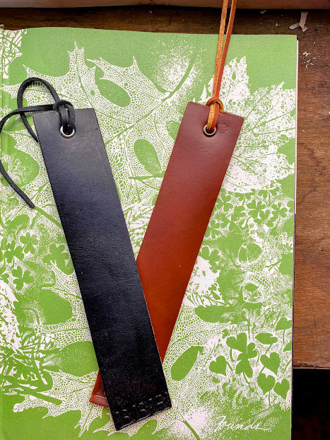 Rawhide Leather Bookmark