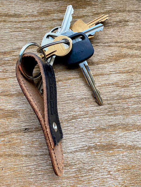 Leather Loop Keychain